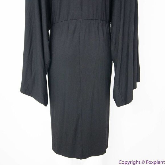 NEW Eloquii black Dolman Sleeve Belted Waist Dress, 14/16 - Picture 10 of 16